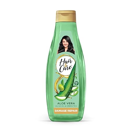 Hair & Care Damage Repair Non-Sticky Hair Oil with Aloe Vera, Olive Oil & Green Tea, 300 ml